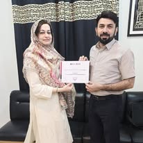 Student certificate ceremony